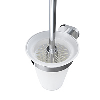 Am.Pm Sense L Ершик для унитаза подвесной со стеклянной колбой, цвет: хром глянцевый A7433300