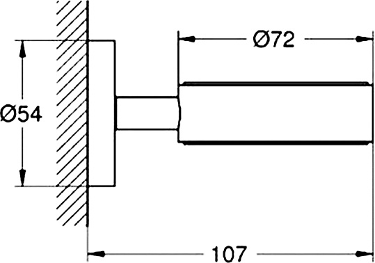 Grohe Essentials Держатель для стакана, цвет: хром 40369001