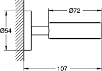 Grohe Essentials Держатель для стакана, цвет: хром 40369001