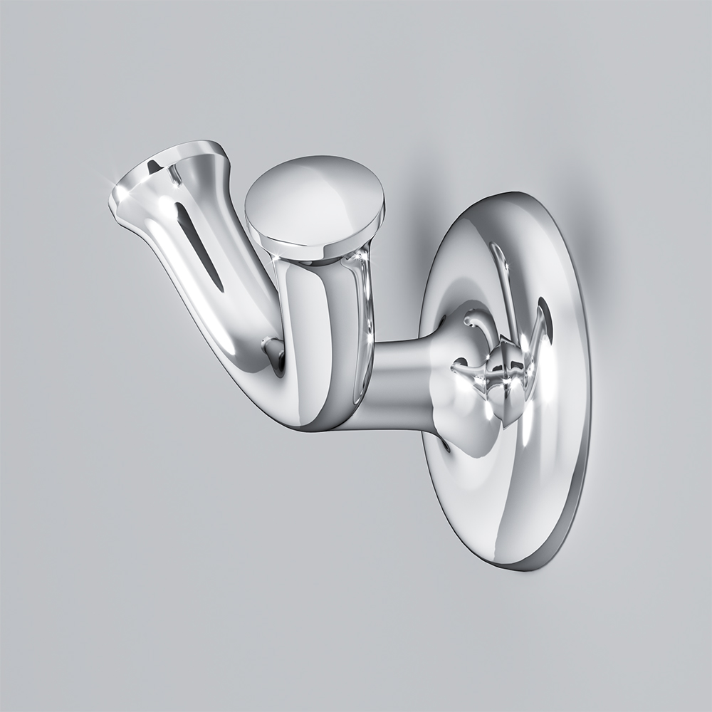 Am.Pm Like Двойной крючок для полотенец, цвет: хром A8035600