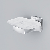 Am.Pm Gem Мыльница со стеклянной чашей, подвесная, цвет: хром глянцевый A9034200