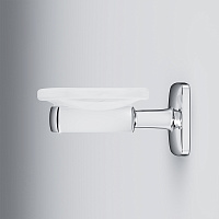 Am.Pm Gem Мыльница со стеклянной чашей, подвесная, цвет: хром глянцевый A9034200