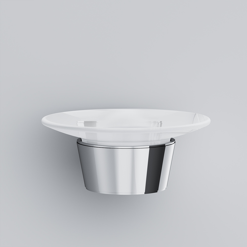 Am.Pm Like Мыльница со стеклянной чашей, подвесная, цвет: хром глянцевый A8034200