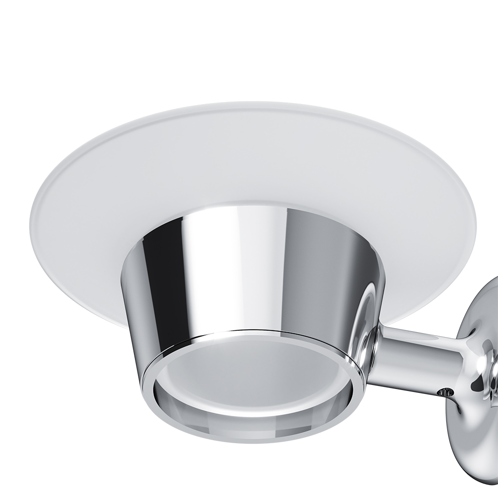 Am.Pm Like Мыльница со стеклянной чашей, подвесная, цвет: хром глянцевый A8034200