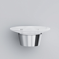 Am.Pm Like Мыльница со стеклянной чашей, подвесная, цвет: хром глянцевый A8034200