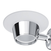 Am.Pm Like Мыльница со стеклянной чашей, подвесная, цвет: хром глянцевый A8034200