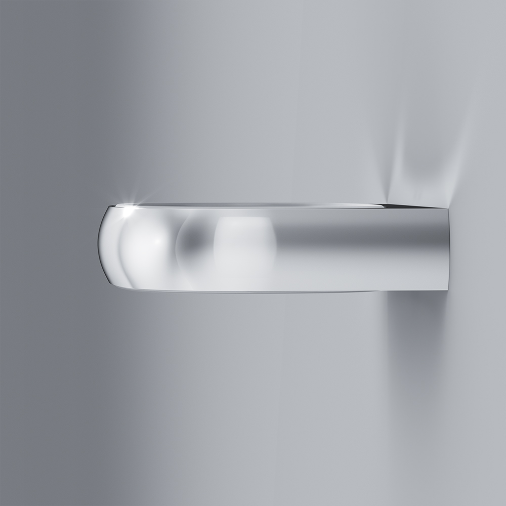 Am.Pm Sensation Мыльница со стеклянной чашей, подвесная, цвет: хром глянцевый A3034200