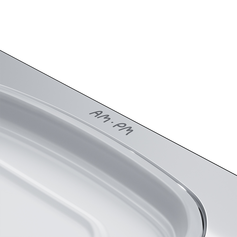 Am.Pm Sensation Мыльница со стеклянной чашей, подвесная, цвет: хром глянцевый A3034200