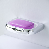 Am.Pm Sensation Мыльница со стеклянной чашей, подвесная, цвет: хром глянцевый A3034200