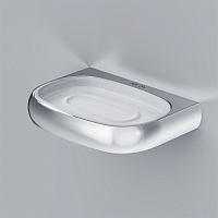 Am.Pm Sensation Мыльница со стеклянной чашей, подвесная, цвет: хром глянцевый A3034200