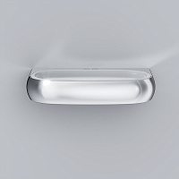 Am.Pm Sensation Мыльница со стеклянной чашей, подвесная, цвет: хром глянцевый A3034200