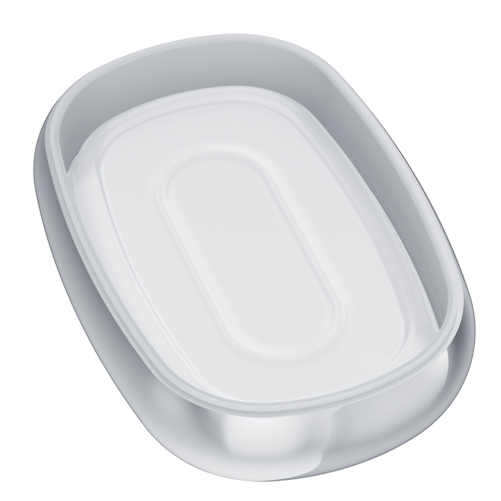 Am.Pm Sensation Мыльница со стеклянной чашей, настольная, цвет: хром глянцевый A3031200