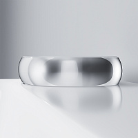 Am.Pm Sensation Мыльница со стеклянной чашей, настольная, цвет: хром глянцевый A3031200