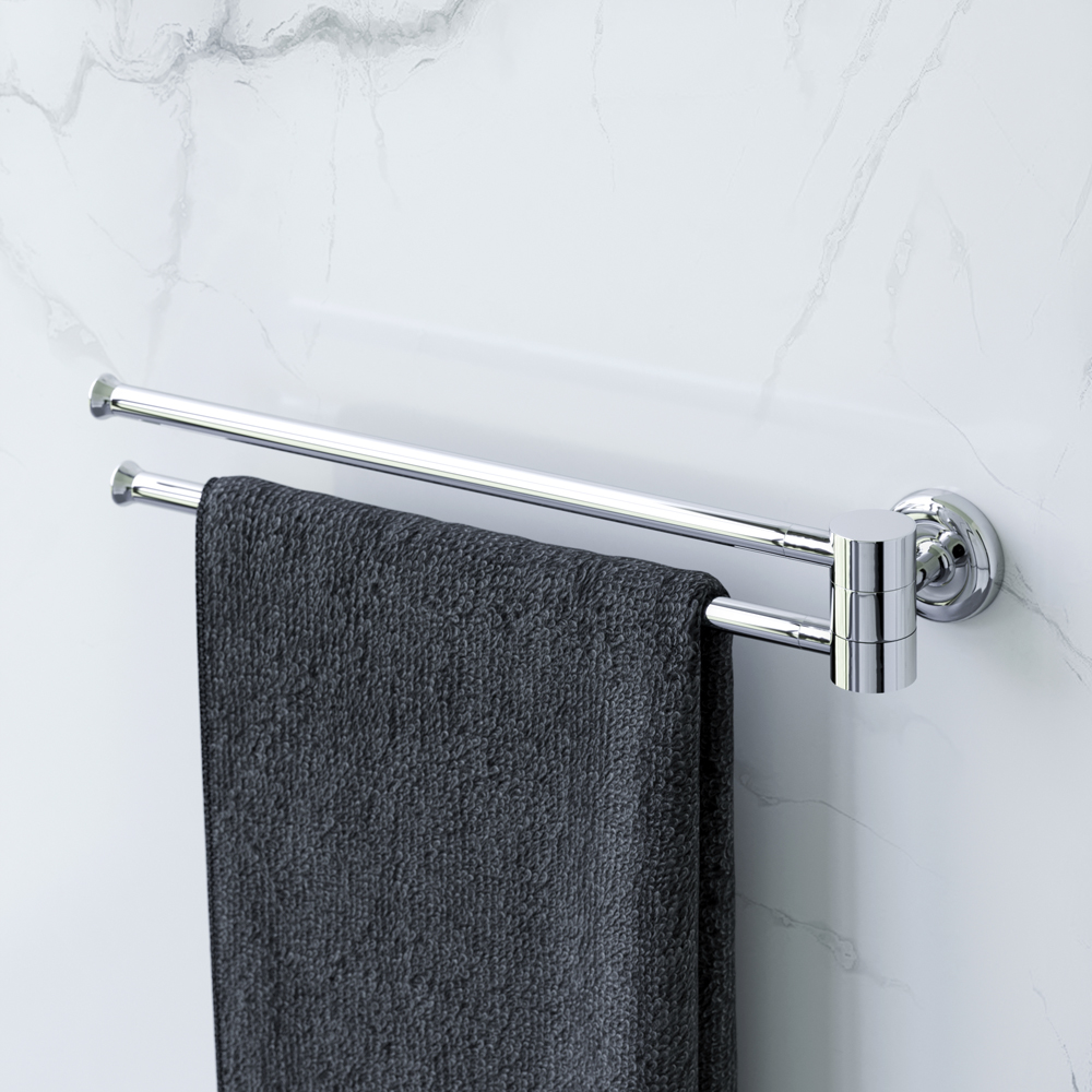 Am.Pm Like Двойной полотенцедержатель-вертушка 40 см, цвет: хром A8032600