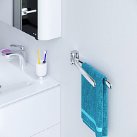 Am.Pm Sensation Двойной полотенцедержатель-вертушка 44 см, цвет: хром A3032600