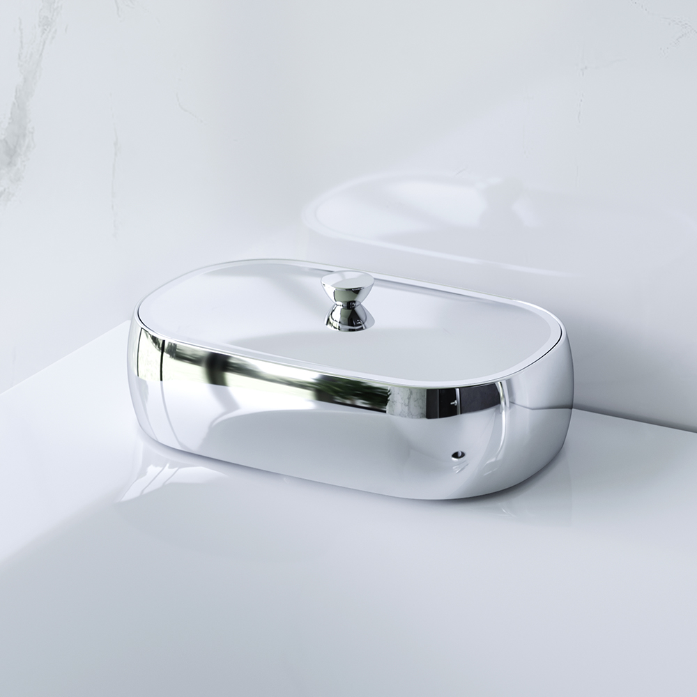 Am.Pm Sensation Шкатулка для украшений, большая, цвет: хром A3022000