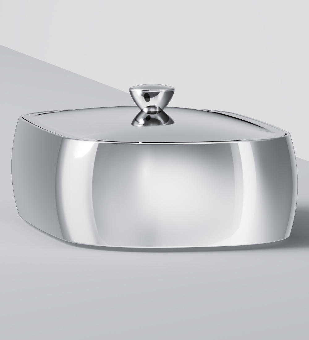 Am.Pm Sensation Шкатулка для украшений, большая, цвет: хром A3022000