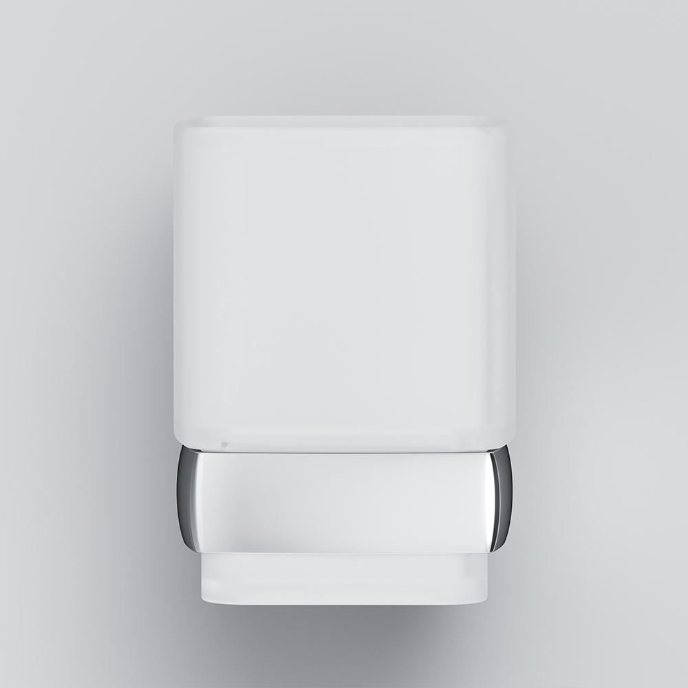 Am.Pm Gem Стакан подвесной, стеклянный, цвет: хром глянцевый A9034300