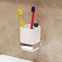 Am.Pm Gem Стакан подвесной, стеклянный, цвет: хром глянцевый A9034300