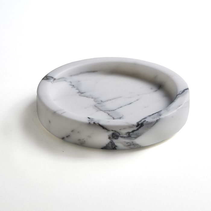 3SC Apuana 2.0 Мыльница с мраморной чашей, настольная, цвет: Bianco Statuario AP01A