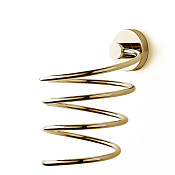 3SC Ribbon Держатель фена 11х13хh16 см, настенный, цвет: полированное золото 24К RB14GD