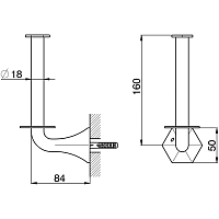 Cisal Cherie Держатель запасных рулонов, подвесной, цвет: chrome CE09041021