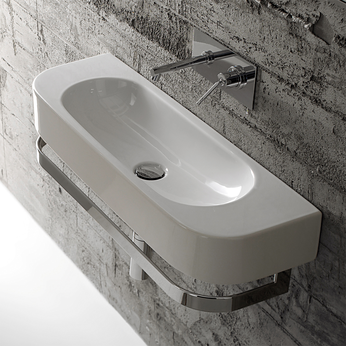 Globo Forty3 Полотенцедержатель 70 см под раковину SCT70.BI, подвесной, цвет: хром PC7027cr