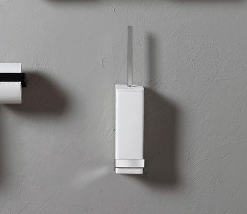 Bertocci Fly Держатель настенный для ершика, металлический, цвет: белый матовый 149 1521 0200