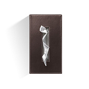 Decor Walther Brownie KB40 Диспенсер для салфеток 24x12xh8 см, цвет: темно-коричневая кожа 0838390
