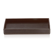 Decor Walther Brownie Tab L Лоток универсальный 28x16 см, цвет: темно-коричневая кожа 0930190