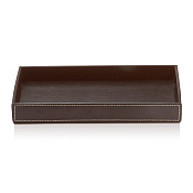 Decor Walther Brownie Tab M Лоток универсальный 22x10.5 см, цвет: темно-коричневая кожа 0930090