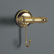 Simas Accessori Victoria Крючок для ванной, подвесной, одинарный, цвет: золото глянцевое 260204oro