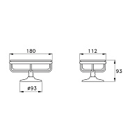 Stella Italica Настольный держатель мыльницы 1024, цвет хром UN 10011 CR00
