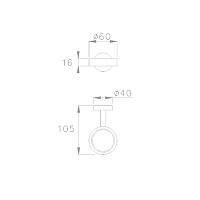 Stella Lucilla Держатель мыльницы настенный 1022, цвет: хром LL 10010 CR00