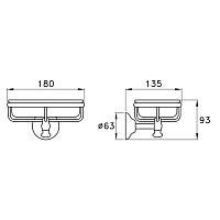 Stella Roma Держатель мыльницы настенный 1022, цвет: хром RM 10010 CR00
