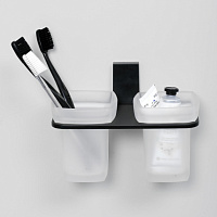 Wasserkraft Abens Стаканы с держателем, цвет: черный матовый K-3228D