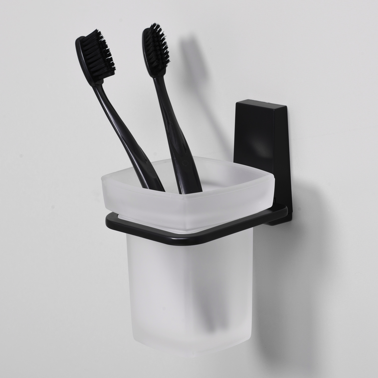 Wasserkraft Abens Стакан с держателем, цвет: черный матовый K-3228