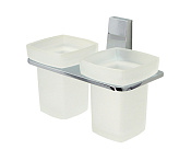 Wasserkraft Lopau Стаканы с держателем, стеклянный матовый, цвет: хром K-6028D