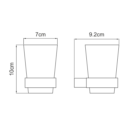 Wasserkraft Sauer Подстаканник с стаканом, одинарный, цвет: золото глянцевое K-7928