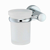 Wasserkraft Donau Стакан с держателем, стеклянный матовый, цвет: хром K-9428