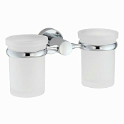Wasserkraft Donau Стаканы с держателем, стеклянный матовый, цвет: хром K-9428D