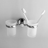 Wasserkraft Donau Стаканы с держателем, стеклянный матовый, цвет: хром K-9428D