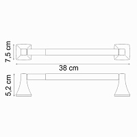 Wasserkraft Wern Полотенцедержатель для бумажных полотенец, цвет: хром глянцевый K-2591