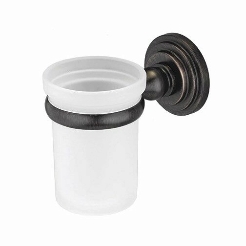 Wasserkraft Isar Стакан с держателем подвесной, стеклянный матовый, цвет: темная бронза K-7328