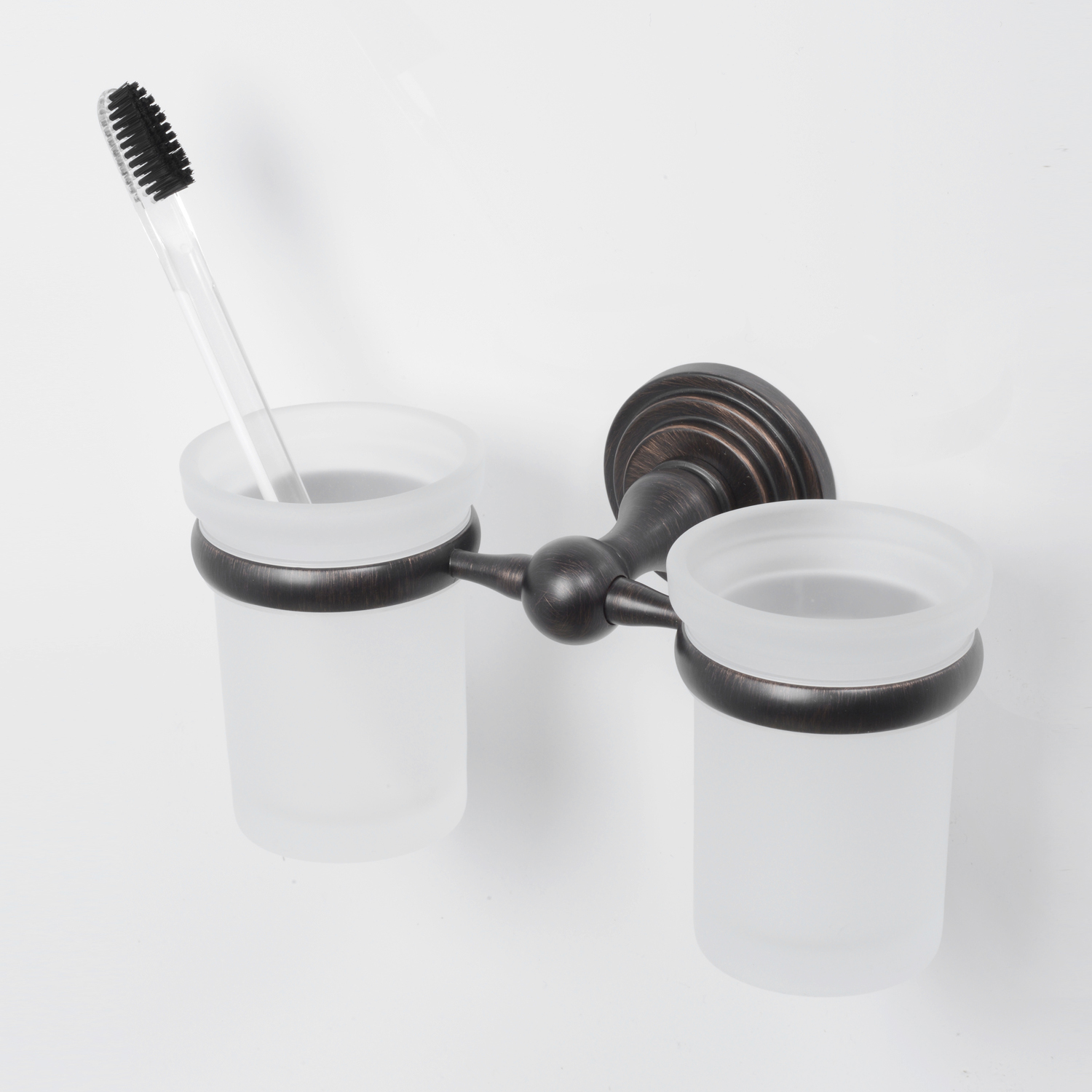 Wasserkraft Isar Стаканы с держателем подвесные, стеклянные матовые, цвет: темная бронза K-7328D