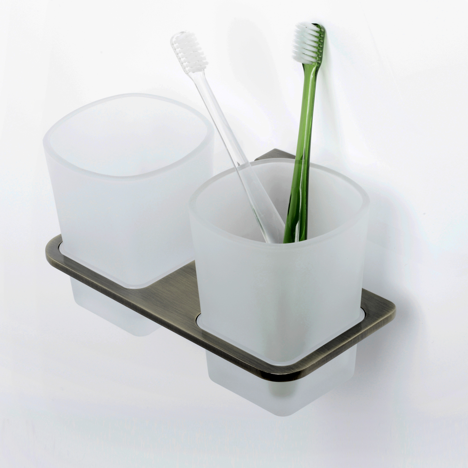 Wasserkraft Exter Стаканы с держателем подвесные, стеклянные матовые, цвет: бронза K-5228D