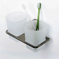 Wasserkraft Exter Стаканы с держателем подвесные, стеклянные матовые, цвет: бронза K-5228D