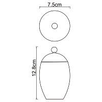 Wasserkraft K-6700 Косметическая емкость K-6779