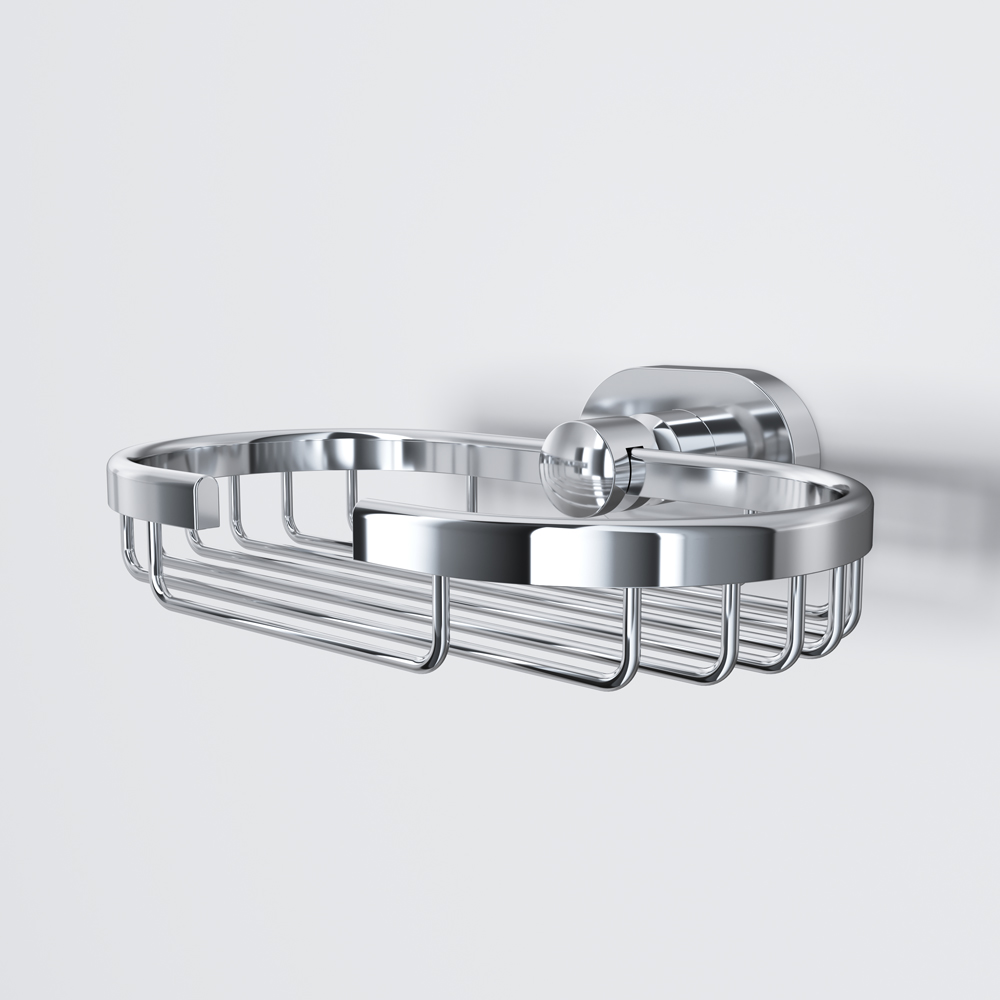 Am.Pm Sense Мыльница с латунной чашей, подвесная, цвет: хром глянцевый A7434600