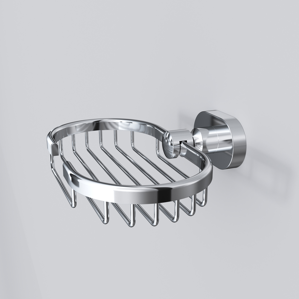 Am.Pm Sense Мыльница с латунной чашей, подвесная, цвет: хром глянцевый A7434600